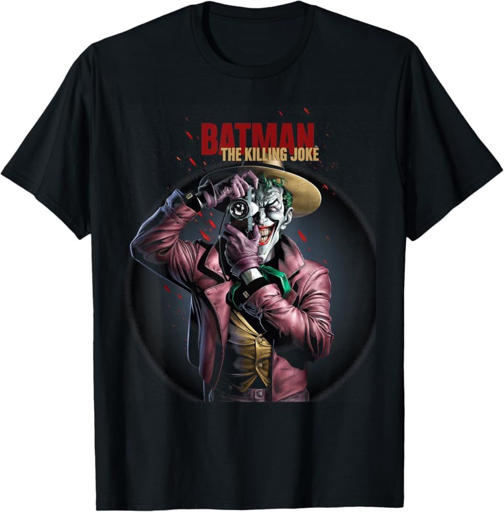 Amazon.com: DC Joker Killing Joke T-Shirt : Clothing, Shoes & Jewelry